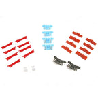 Precision - PCK-703-92 - Molding Clip Kit, Windshield, 24 Piece Set