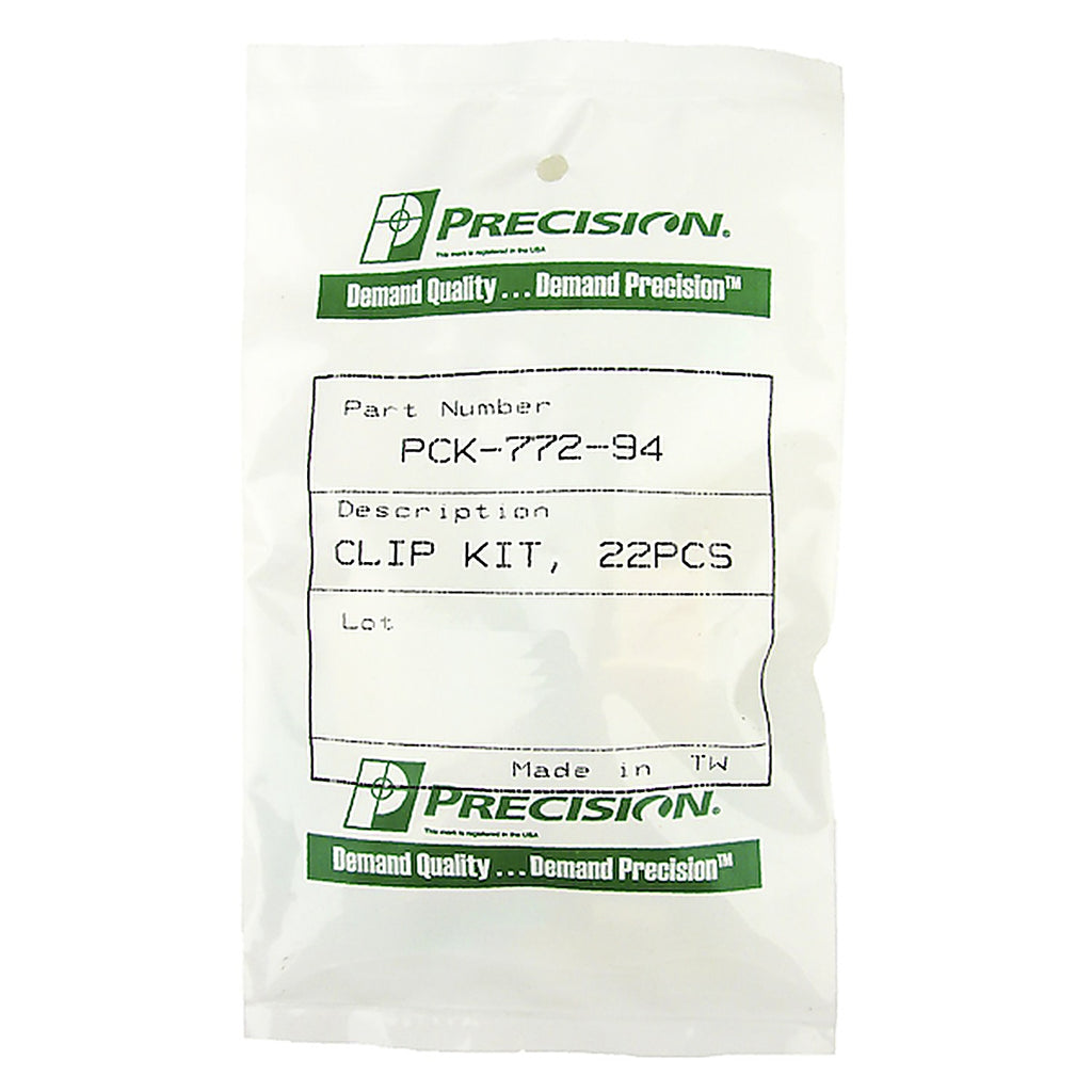 Precision Replacement Parts - PCK-772-94 - Molding Clip Kit, Windshield, 22 Piece Set