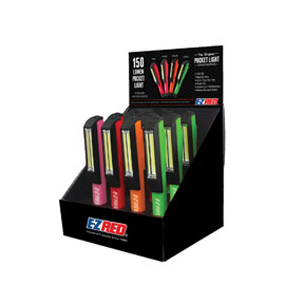 E-Z Red - PCOB12PKC - 12 Pack Multi Color Pocket COB LED Light Stick