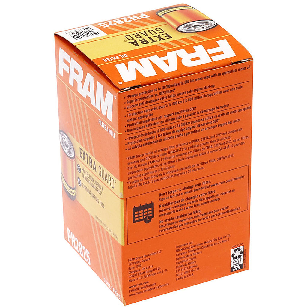 FRAM - PH2825 - Fram, Ph2825, Oil Filter