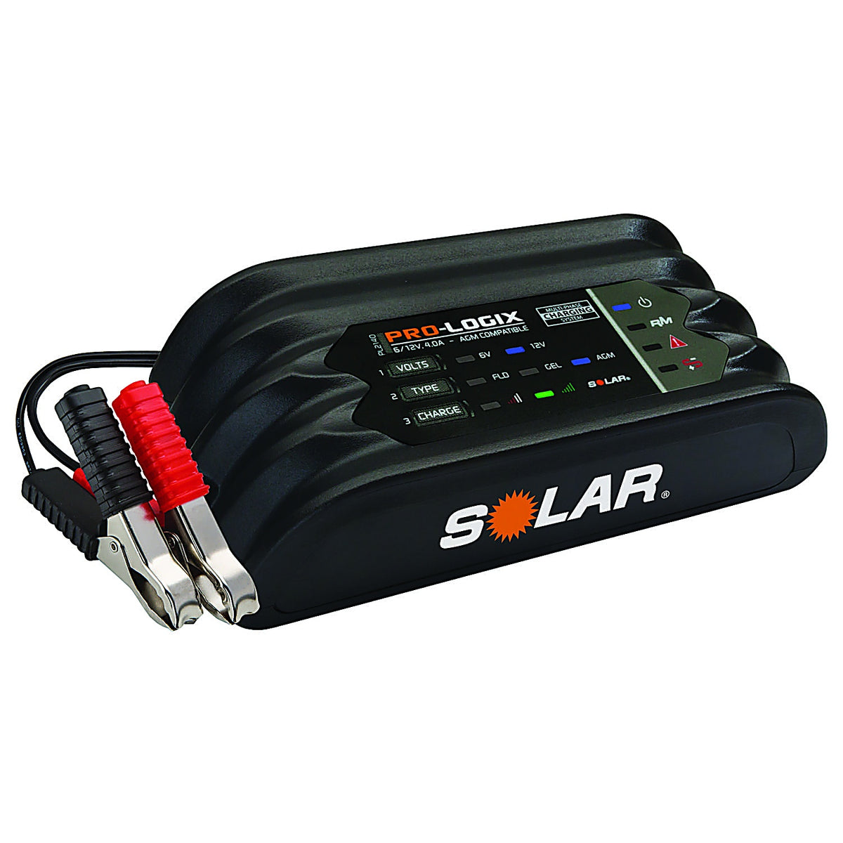 Solar - PL2140 - 6/12V 4.0 Amp Pro-Logix Automatic Battery - Charger/Maintainer