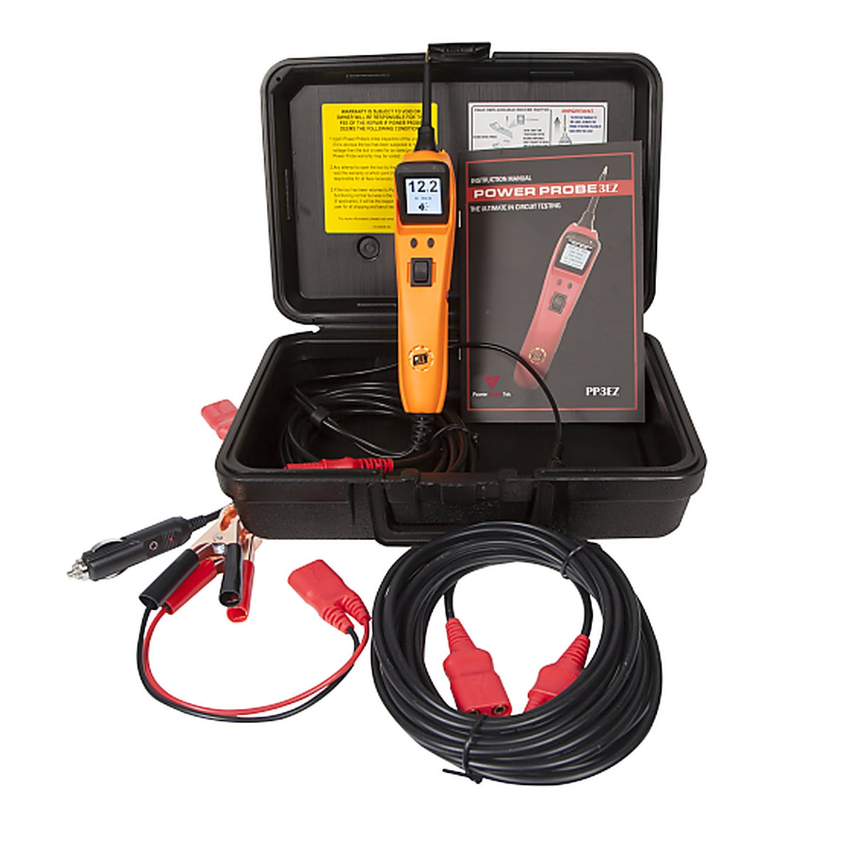 Power Probe - PP3EZORGAS - The Power Probe 3Ez Is a Digital Voltmeter and Works Off of 12-24 Volt Sources