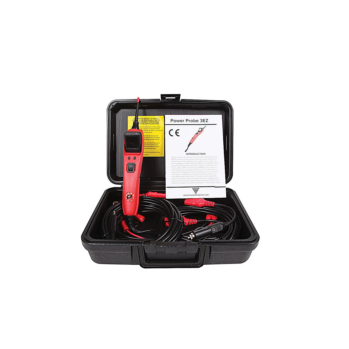 Power Probe - PP3EZREDAS - 3EZ w/ Case & Accessories - Red