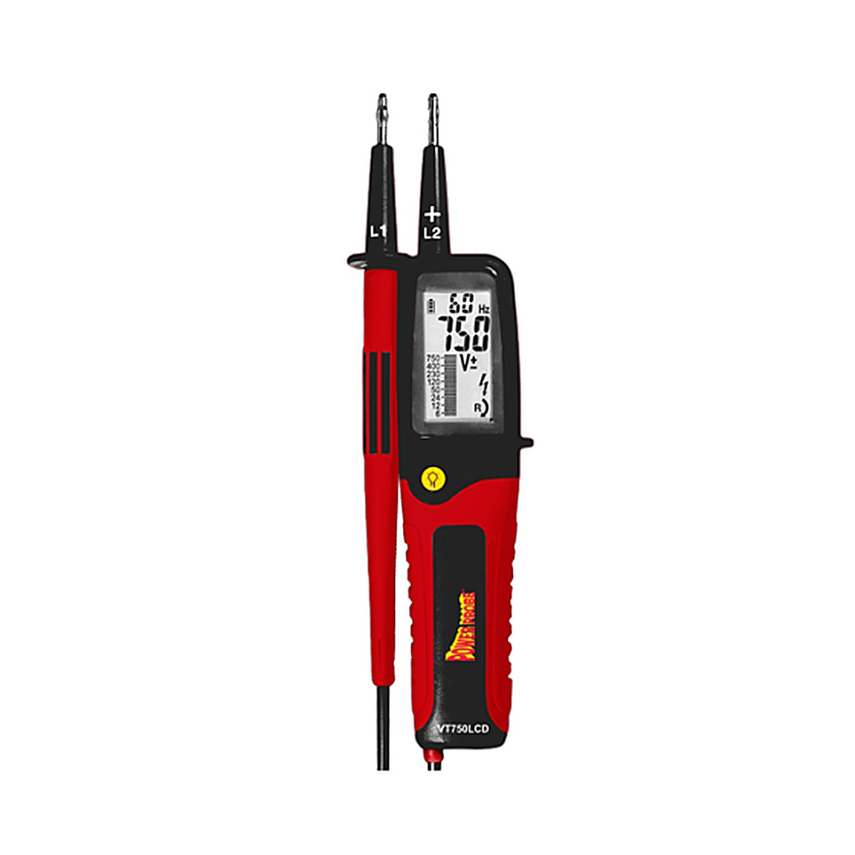 Power Probe - PPVT750LCDCBINT - The Vt750lcd Is a Compact Reliable Robust Automatic Voltage Tester