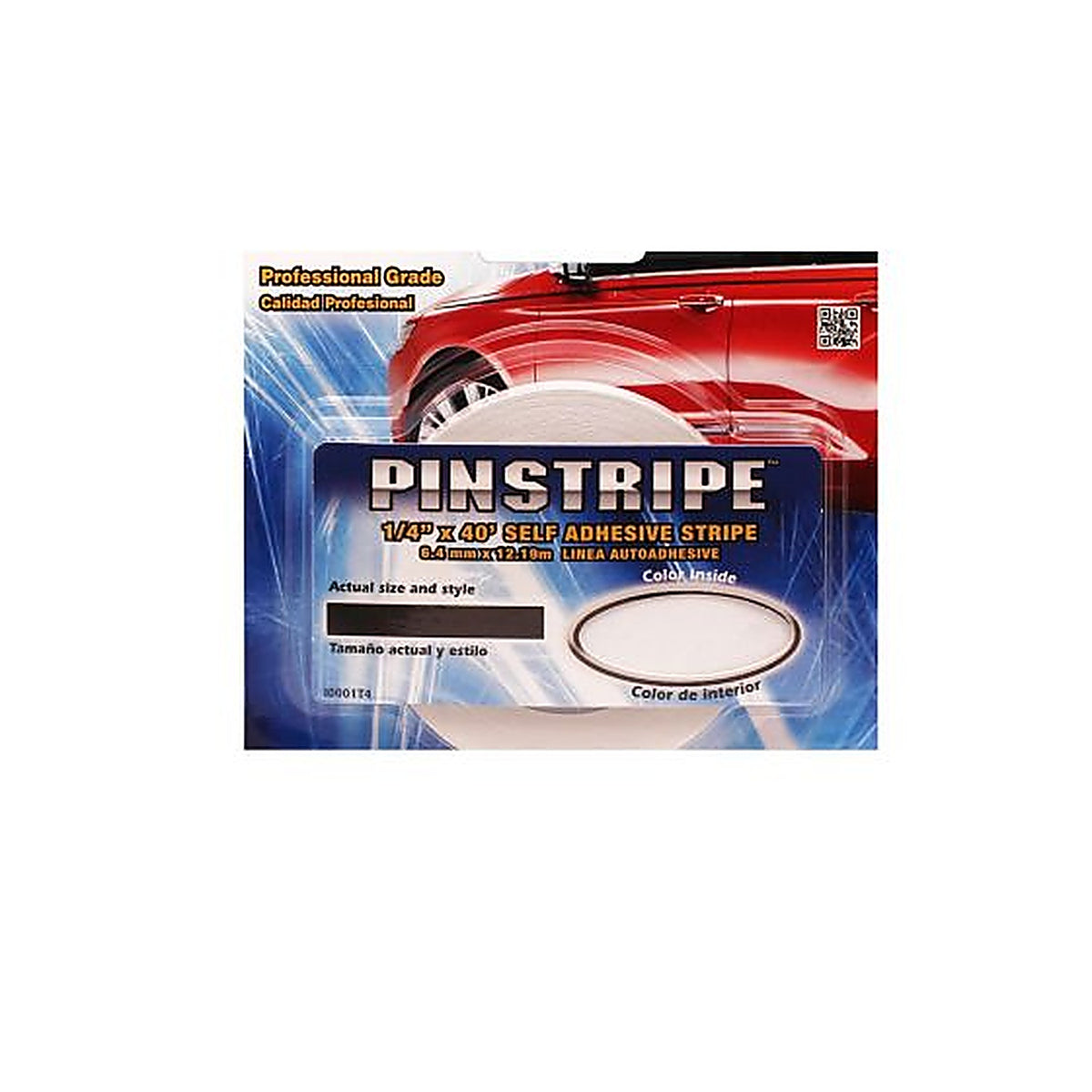 Prostripe - R54408 - Single Color Solid Striping Tape, 150 Feet X 1 Inch, White