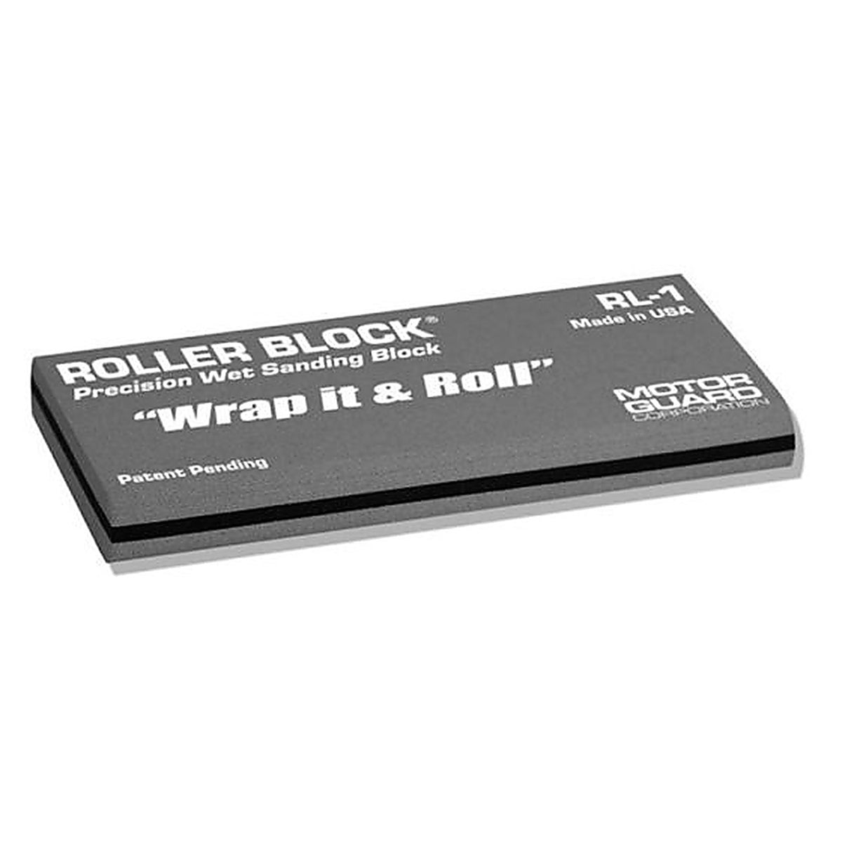 Motor Guard - RL-1 - Roller-Block Sanding Block, 2-5/8 Inch W X 5-3/8 Inch L, PSA Attachment