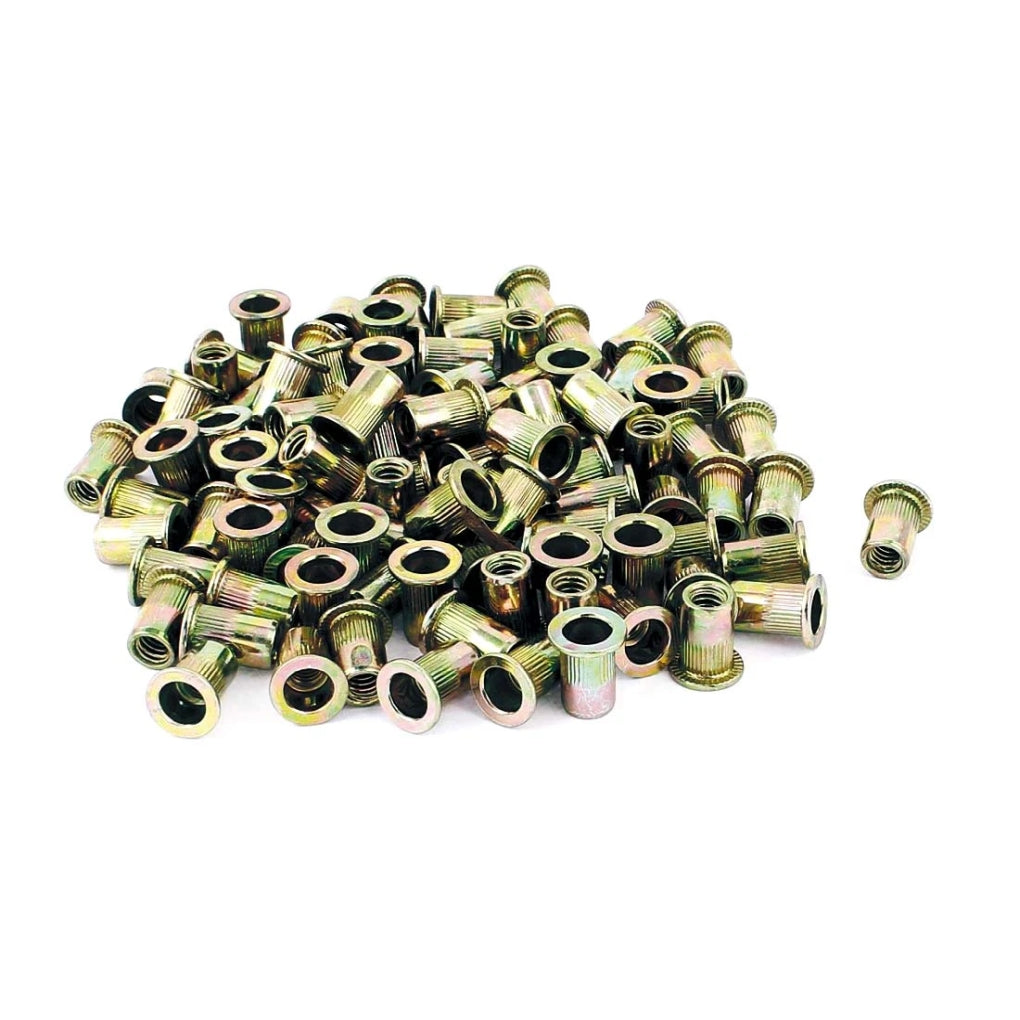 Astro Pneumatic|RN4M|Rivet Nut, M4 x 0.7 mm, Steel, Zinc Plated, 100/Pack