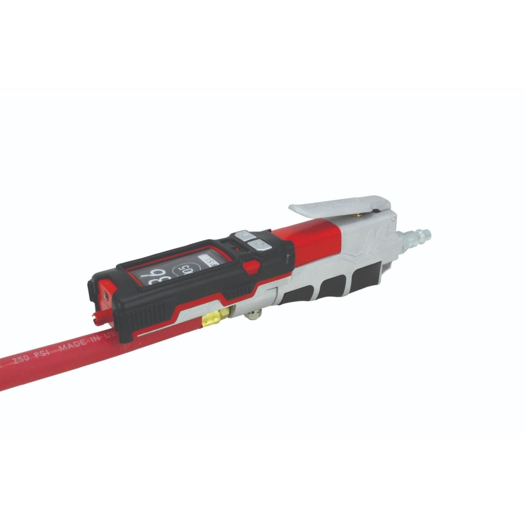 Milton - S-587E - Precision Inflator Gauge, Digital 0-160 PSI, w/ dual straight chuck & 15 in Hose