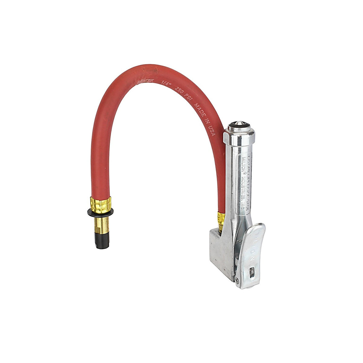Milton - S520 - Bayonet Inflator Gauge with Straight Chuck