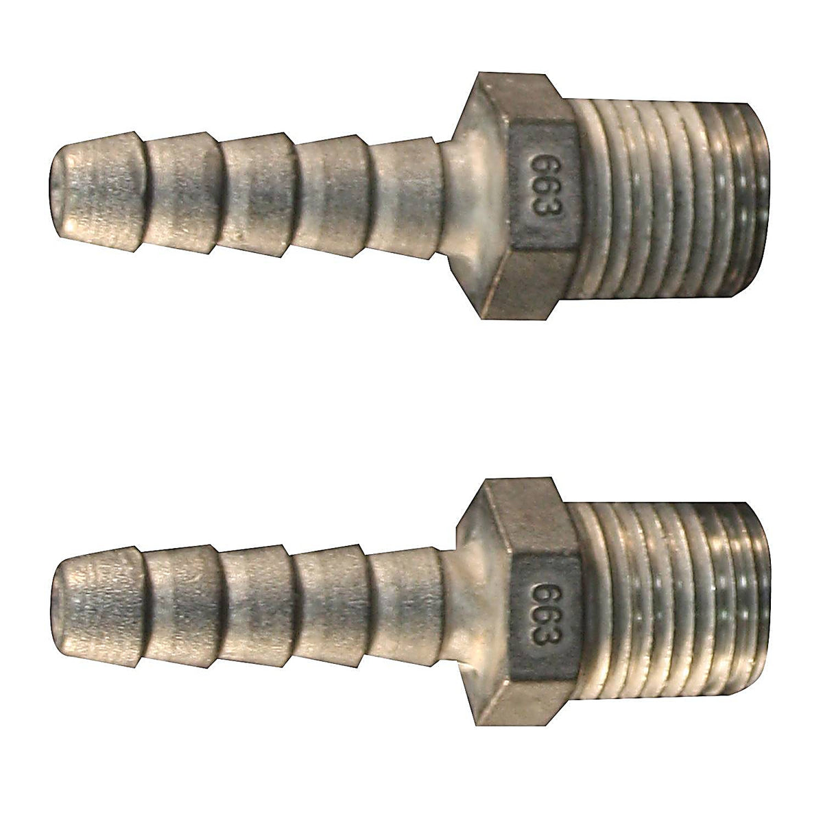 Milton - S663 - 1/4 in M End, 1/4 in ID Hose, 2/cd