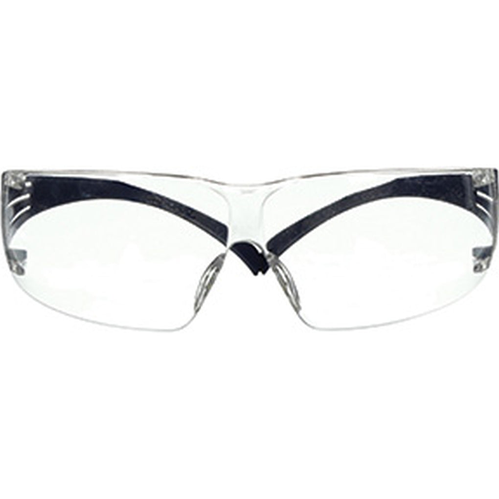 3M - SF201SGAF - 200 Series SF201SGAF-BLU Blue Temples Clear Scotchgard Anti-Fog Lens
