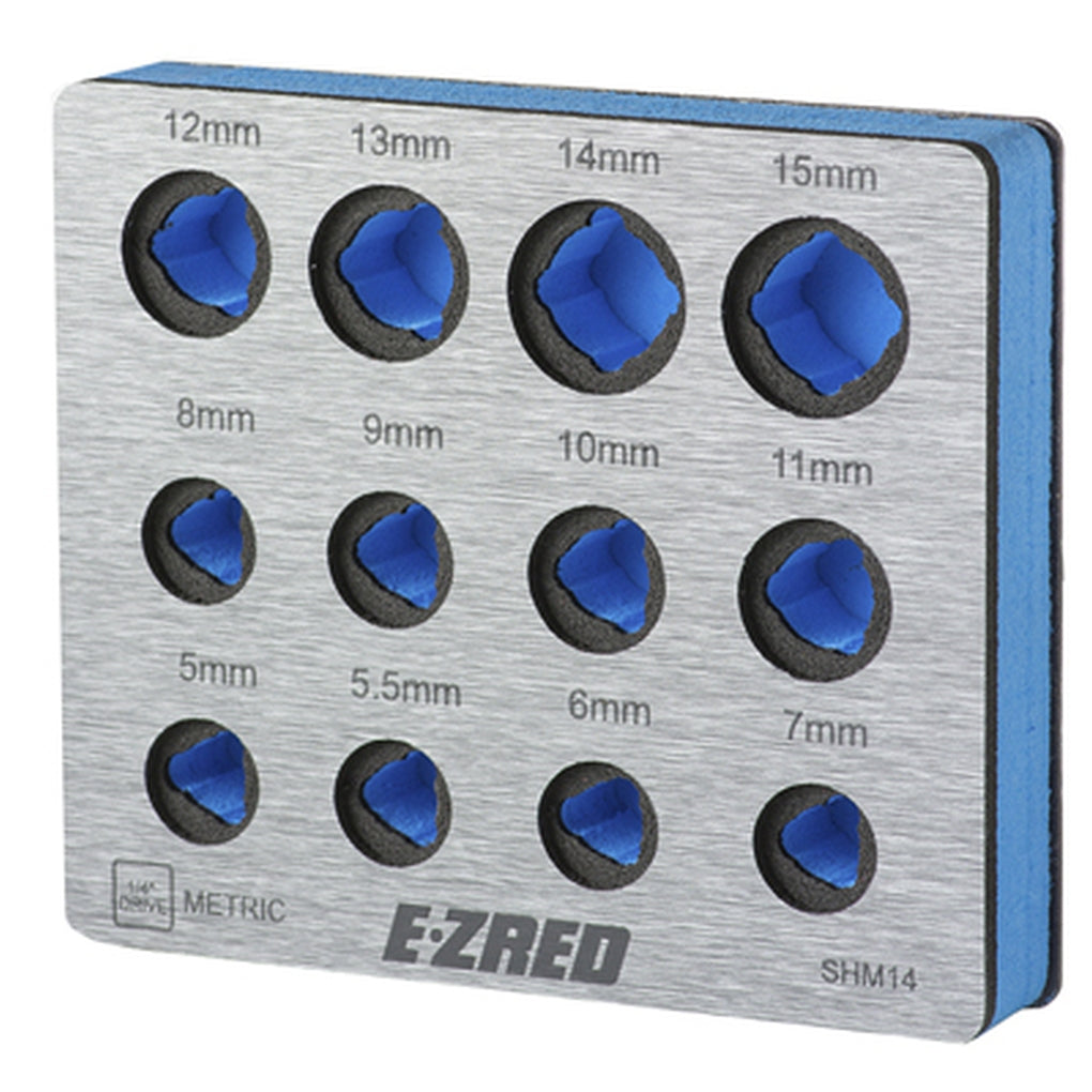E-Z Red - SHM14 - 1/4 Metric Magnetic Socket Holder