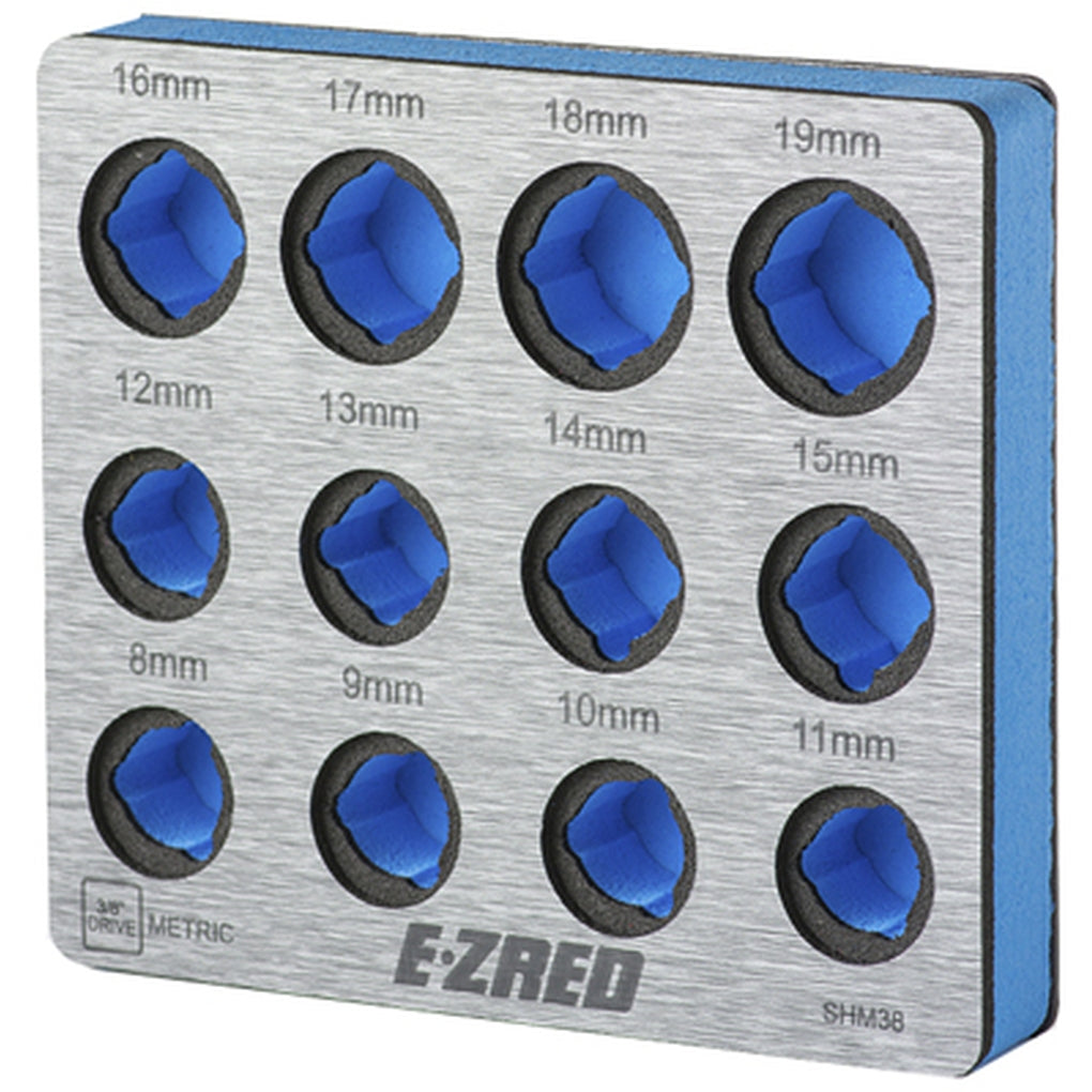 E-Z Red - SHM38 - 3/8 Metric Magnetic Socket Holder