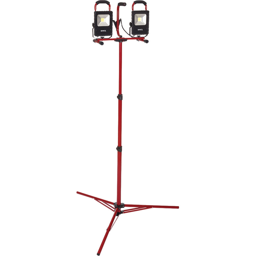 BAYCO - SL-1522 - 4,400 Lumen LED Convertible Dual Fixture Work Light on Tripod Stand