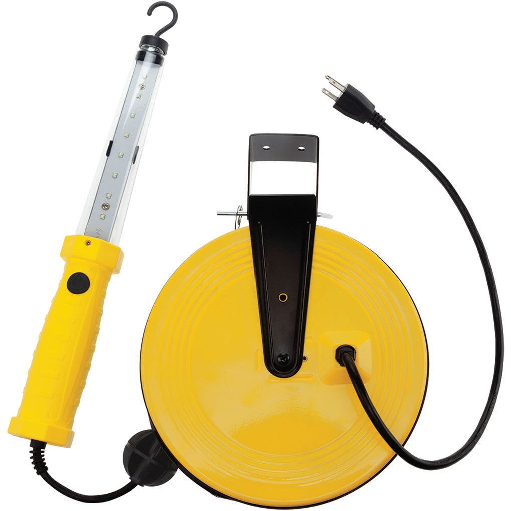 BAYCO - SL-866 - 1,200 Lumen LED Work Light w/Magnetic Hook on Retractable Reel