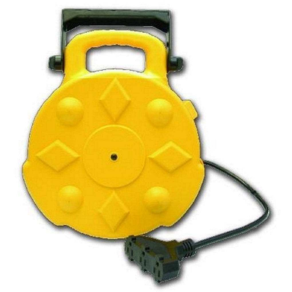 Bayco - SL8903 - Retractable Cord Reel - Metal - 3 Outlets - 13amp