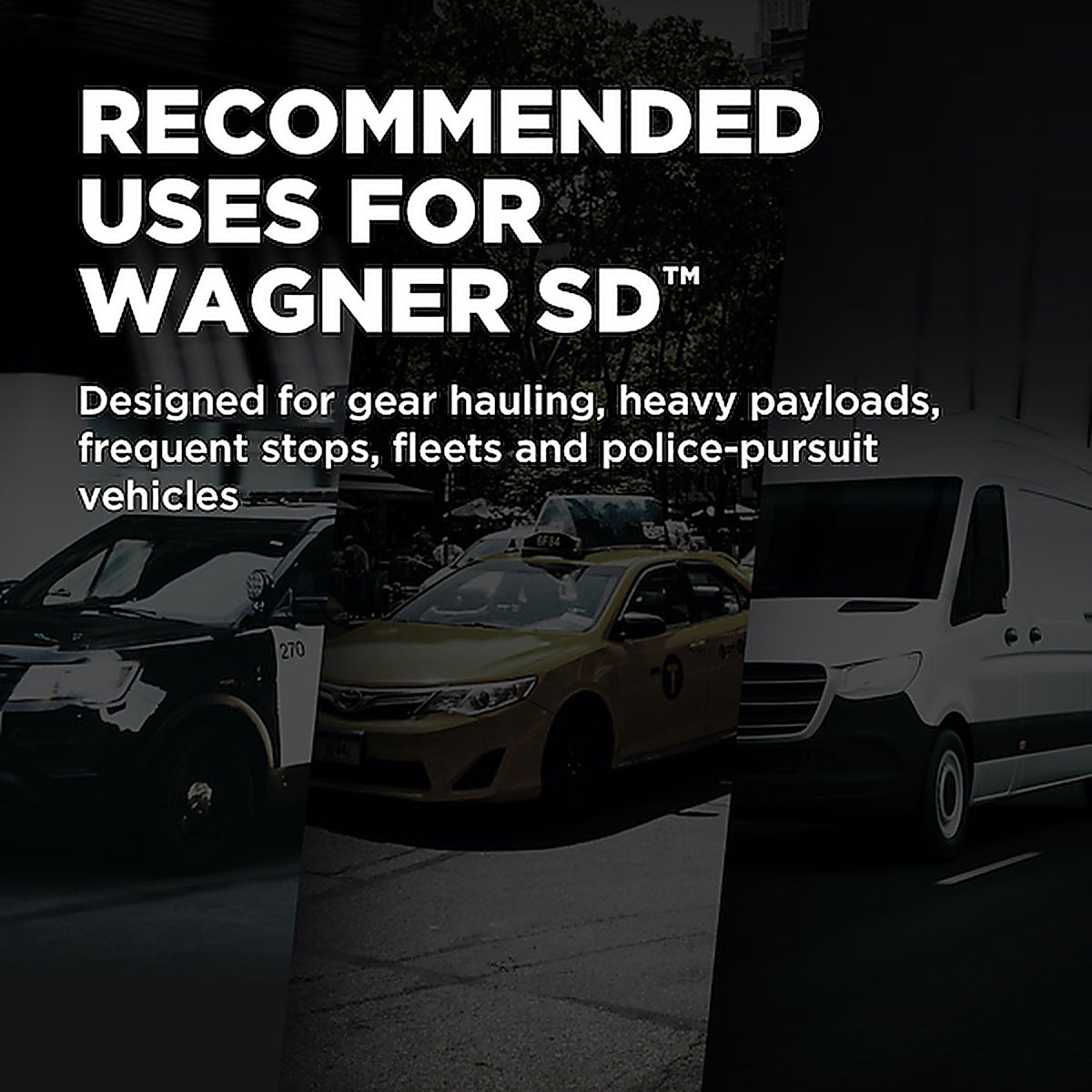 Wagner - SX1304 - SevereDuty Rear Disc Brake Pad Set