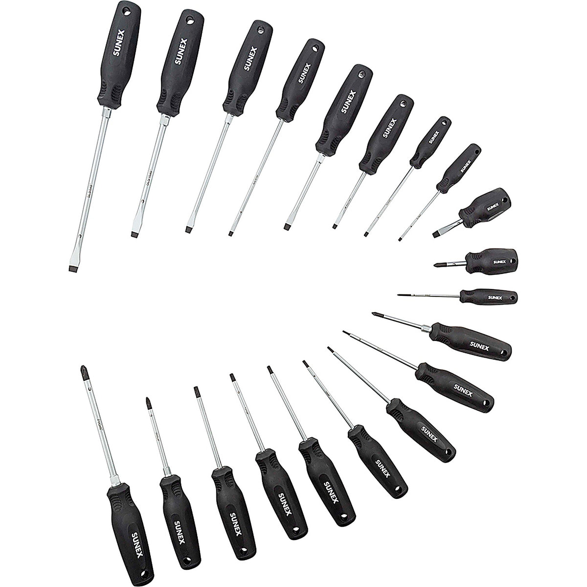 Sunex Tools - SXCSDS20 - 20 Piece Combination Screwdriver Set