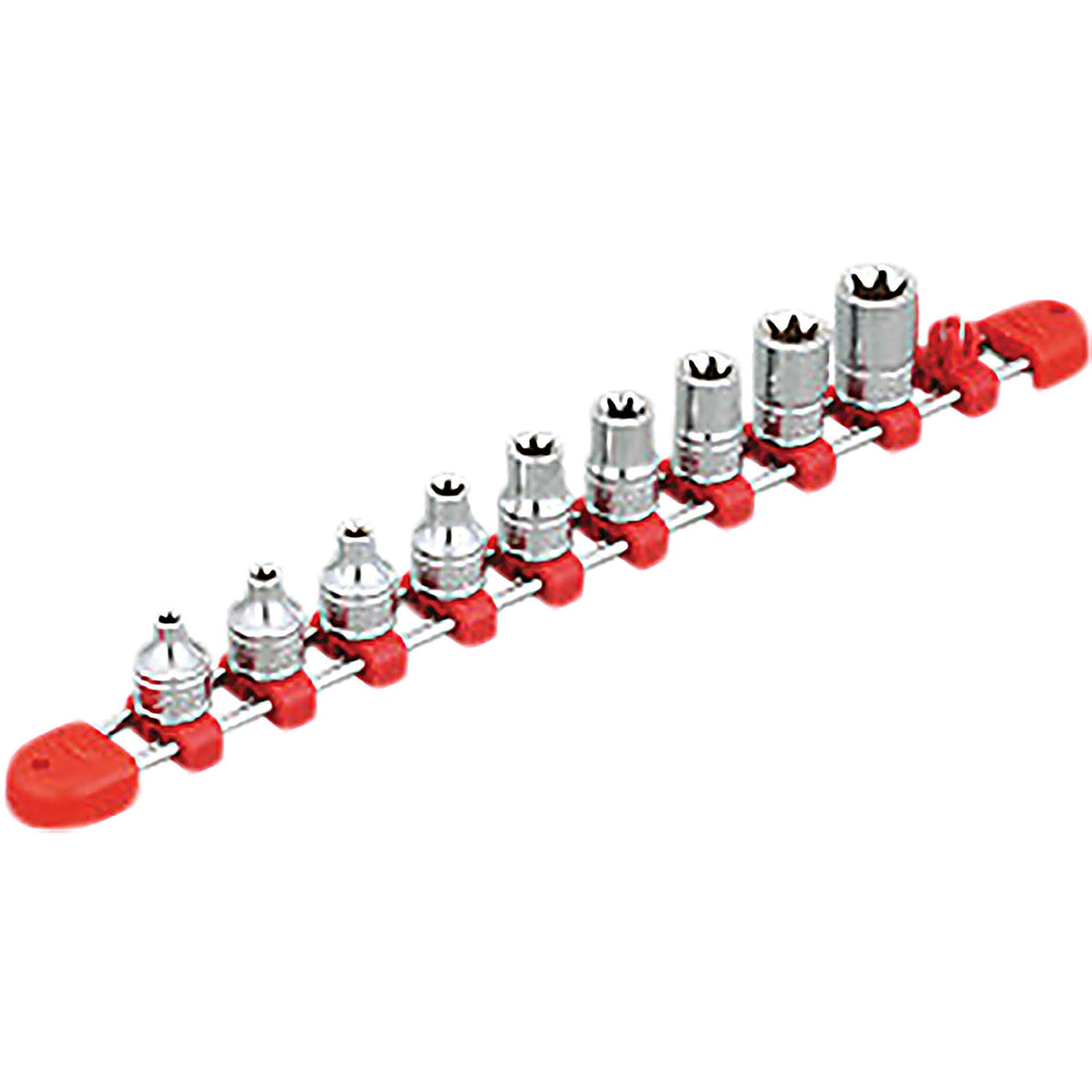 Nepros - TB3E09 - 3/8 Inch Sq. E-Type Torx Socket Set (9Pcs.)