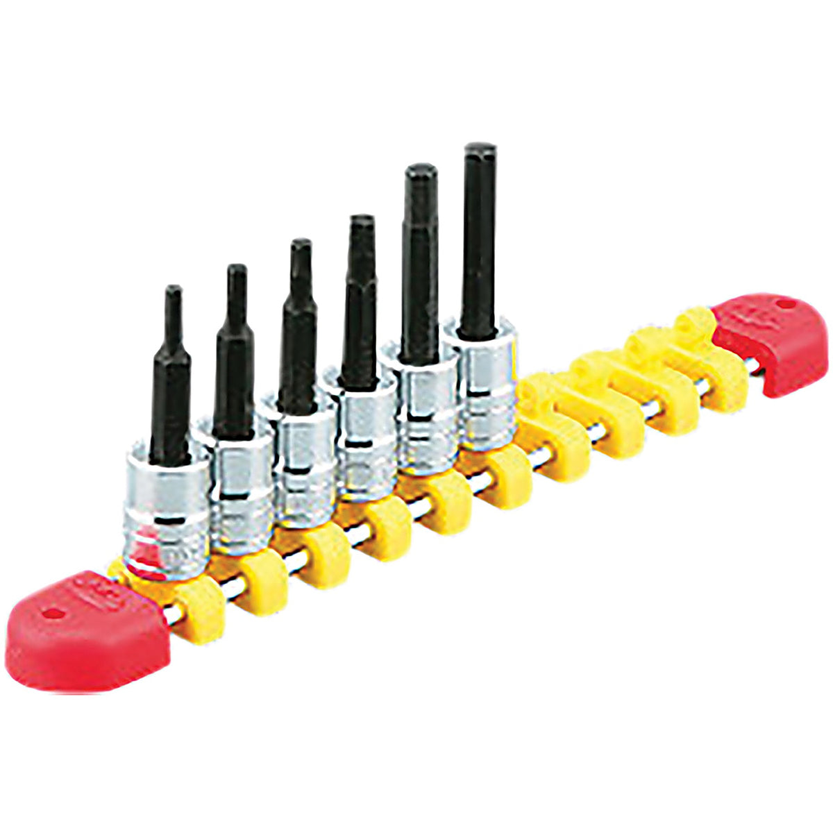 Nepros - TBT206BH - 1/4 Inch Sq. HEX Bit Socket Set (6Pcs.)