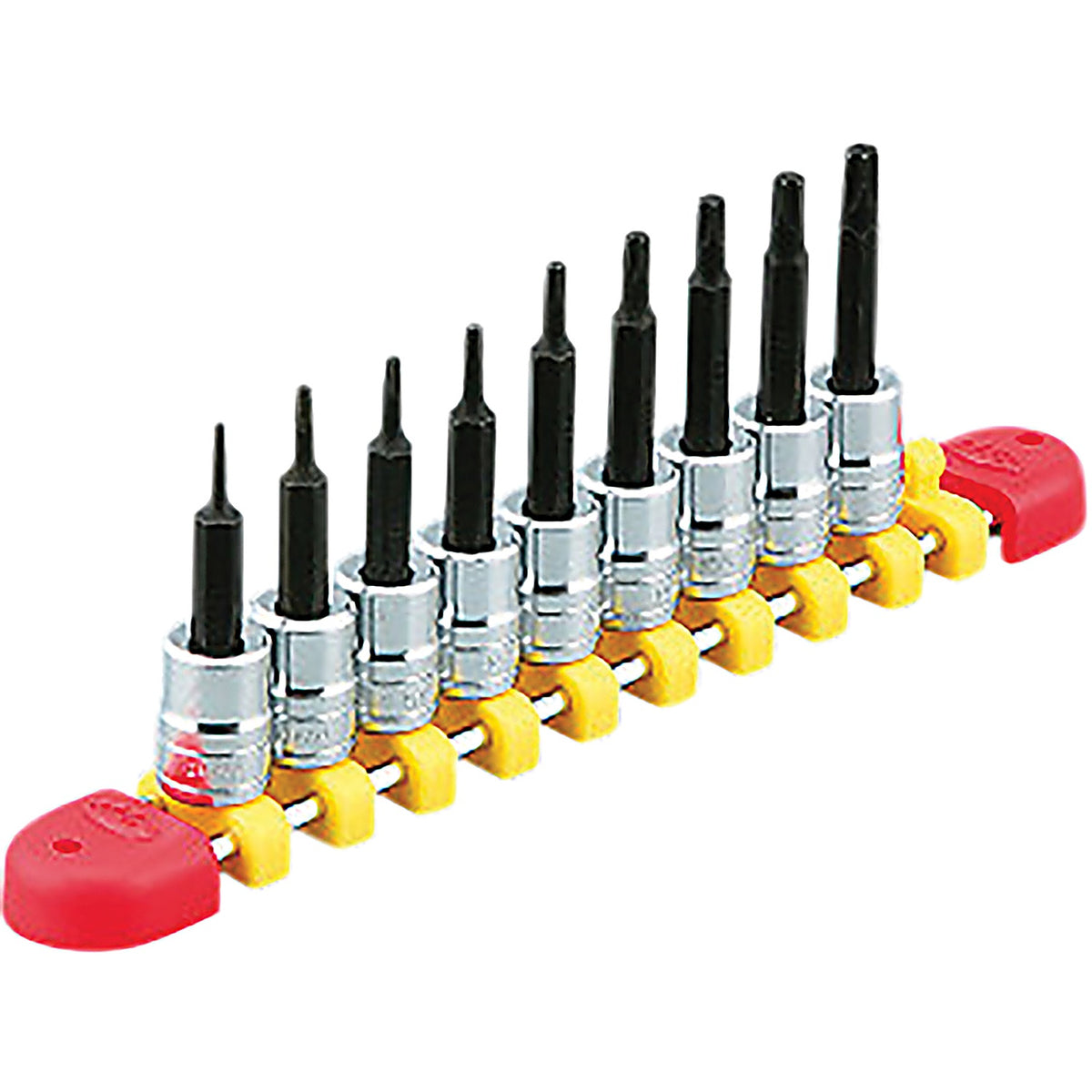 Nepros - TBT209T - 1/4 Inch sq.T-Type Torx Bit Socket Set (9Pcs.)