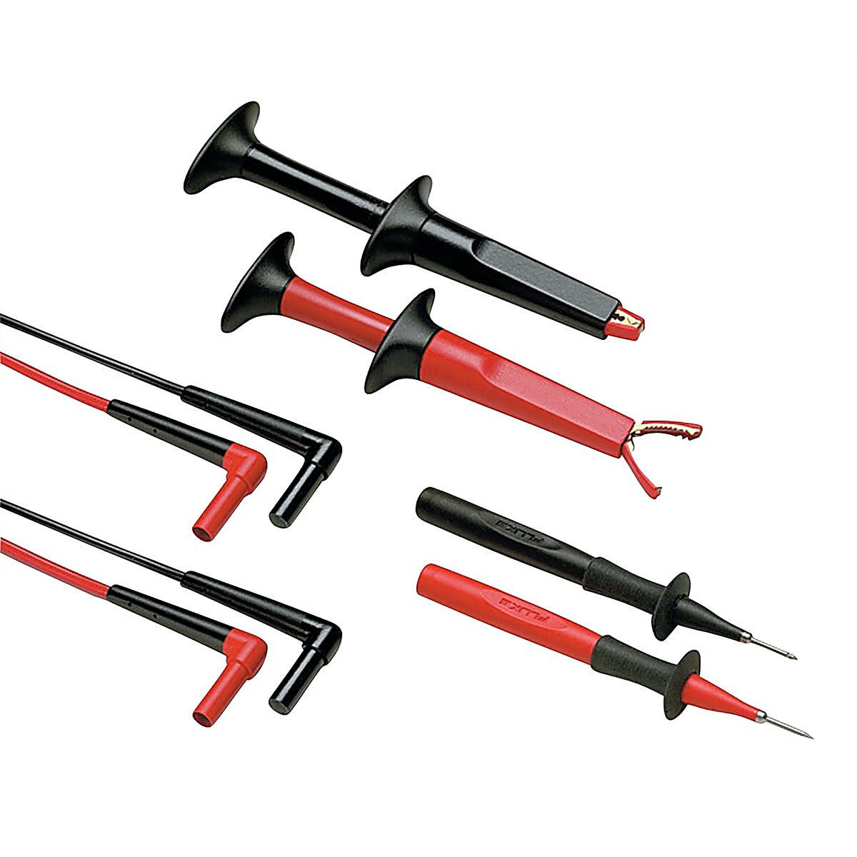Fluke - TL220 - 6-Piece SureGrip Industrial Test Lead Set