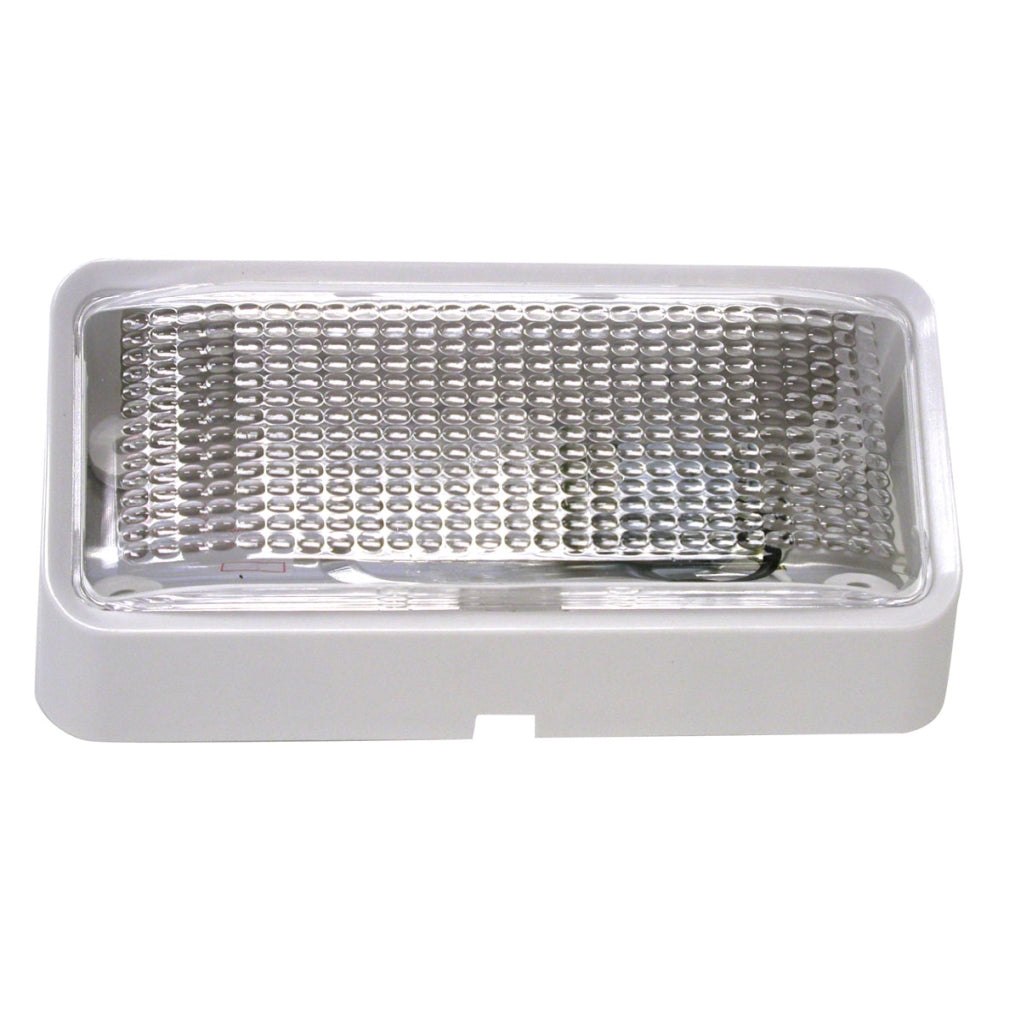 Peterson - V384S Clear With Switch Rectangular Porch/Utility Lights