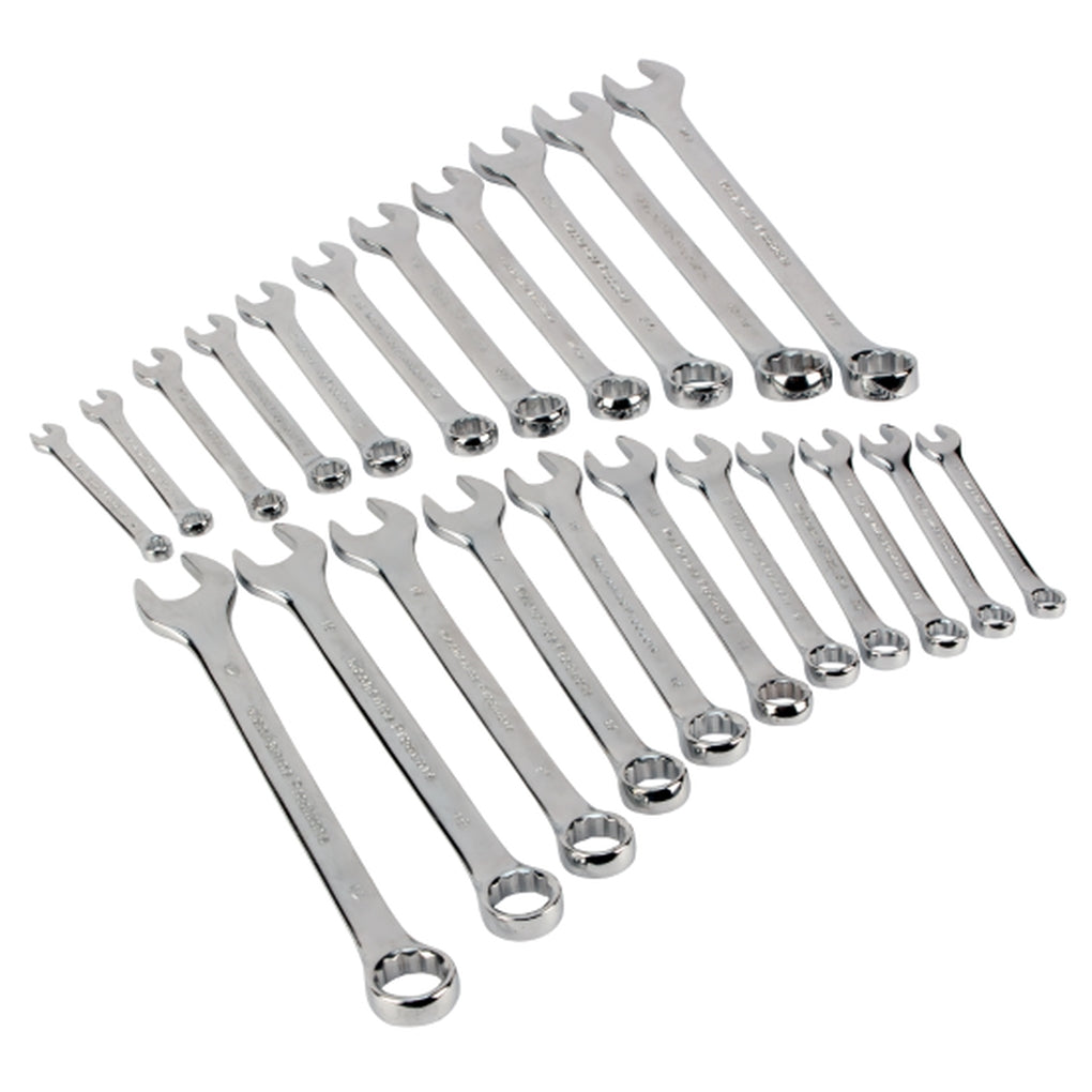 Performance Tool - W1069 - 22 Piece CR-V Wrench Set w/Racks