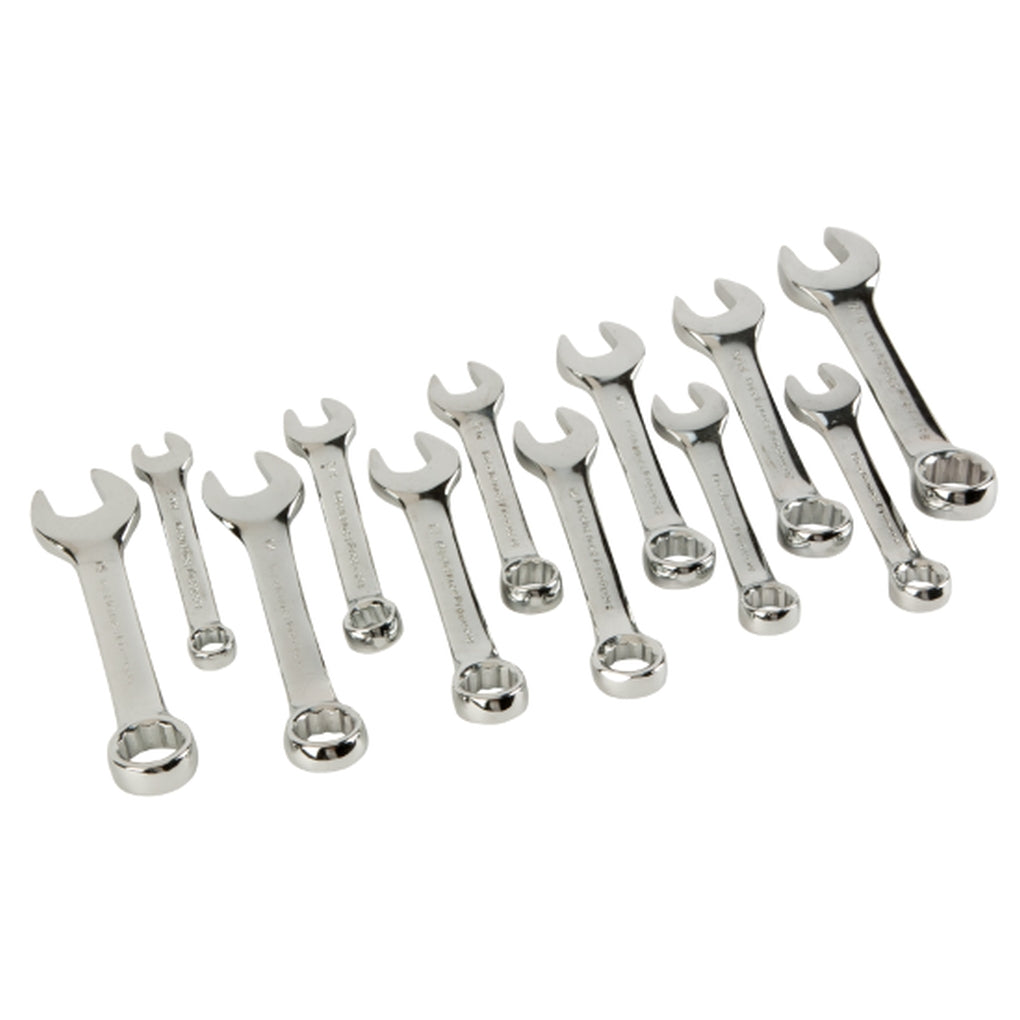 Performance Tool - W1157 - 12pc Stubby SAE&MET Wrench Set