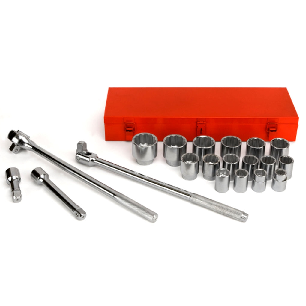 Performance Tool - W1180 - 21-Piece SAE 3/4 In. Drive Socket Set
