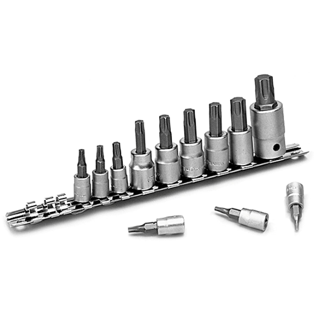 Performance Tool - W1335 - 12 Piece Star Bit Socket Set ChrV