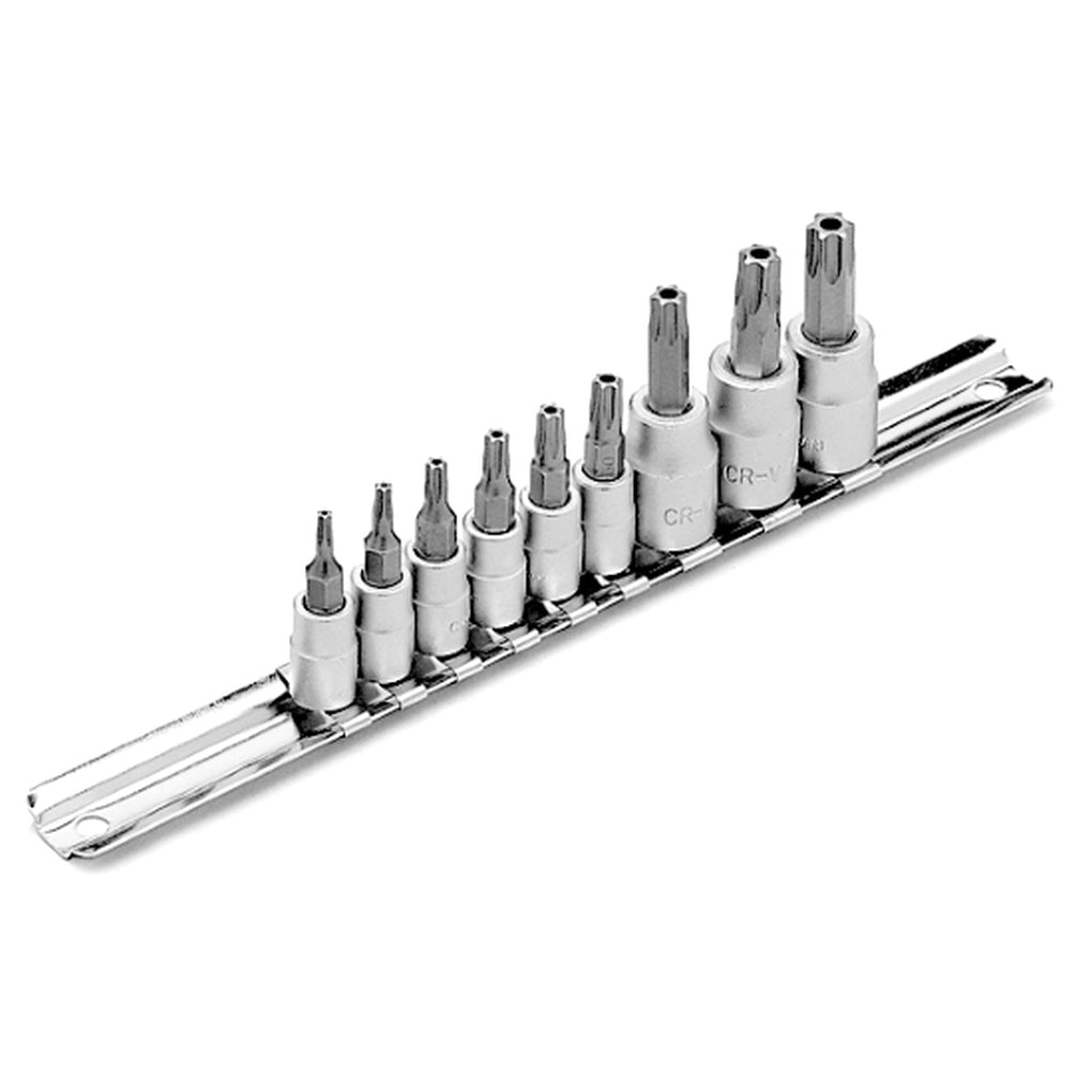 Performance Tool - W1385 - 9 Piece Tamper Proof Star Socket Set