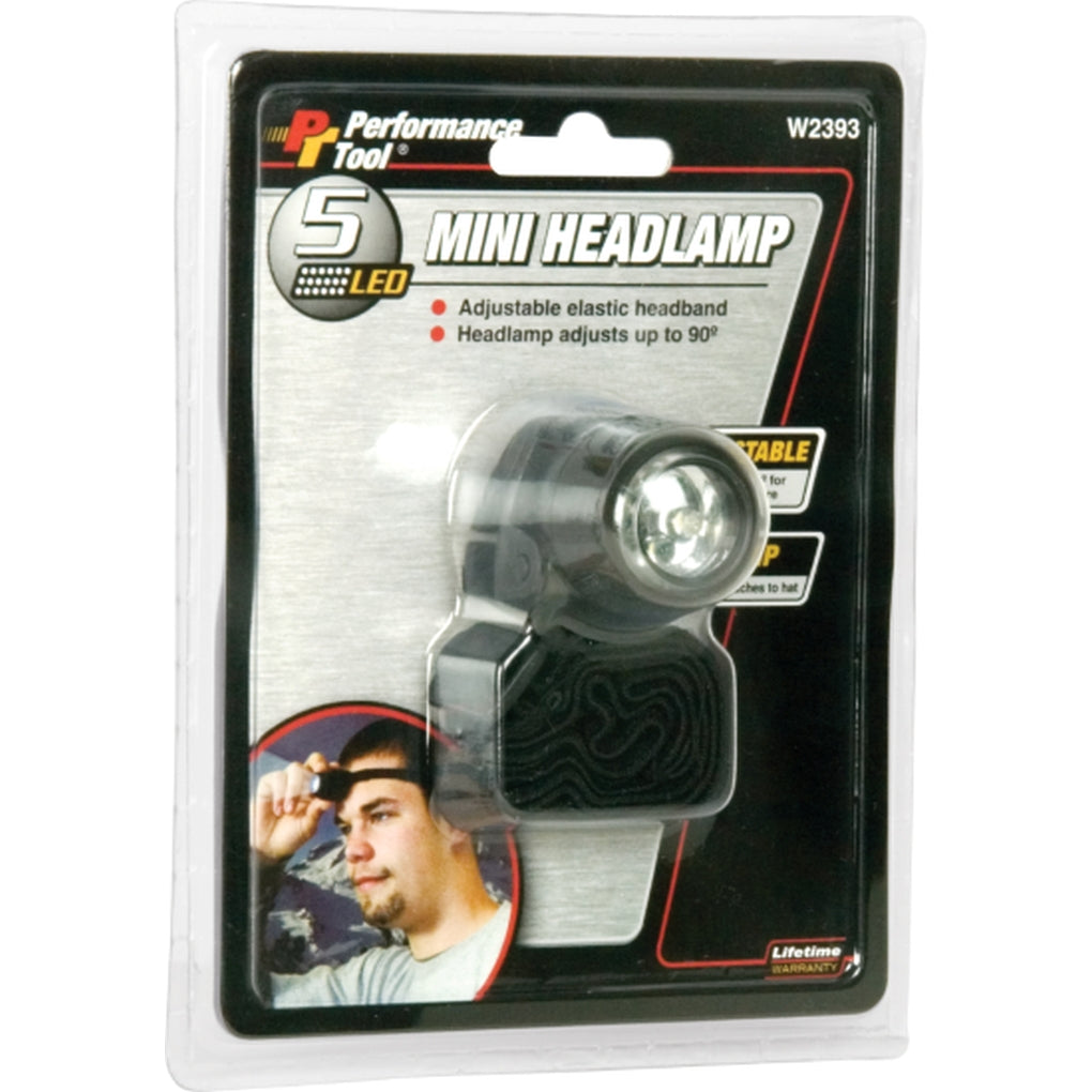 Performance Tool - W2393 - 5 LED Mini Headlamp