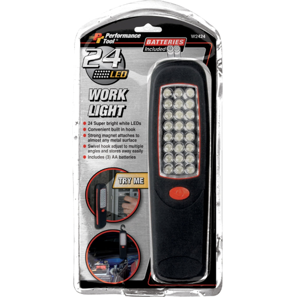 Performance Tool - W2424 - 3AA 24 LED Work Light