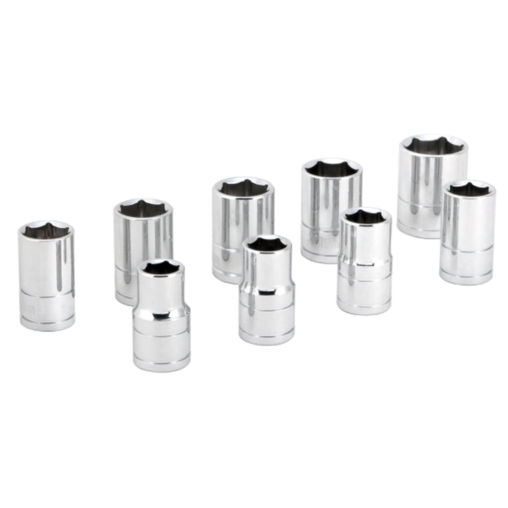 Performance Tool - W32202 - 9 Piece 1/2 in Dr MET Socket Set