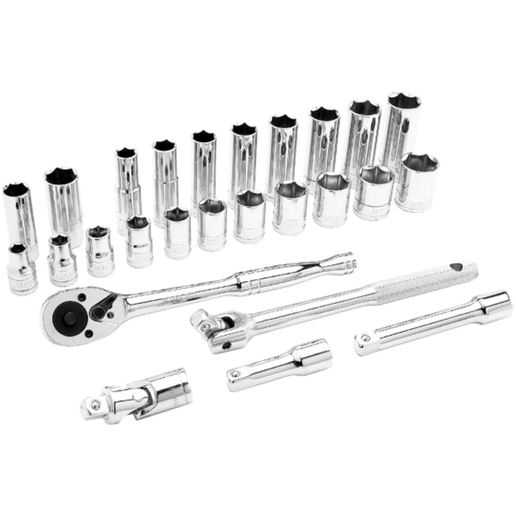 Performance Tool - W32904 - 26-Piece 1/2 In. Drive Metric Socket Set