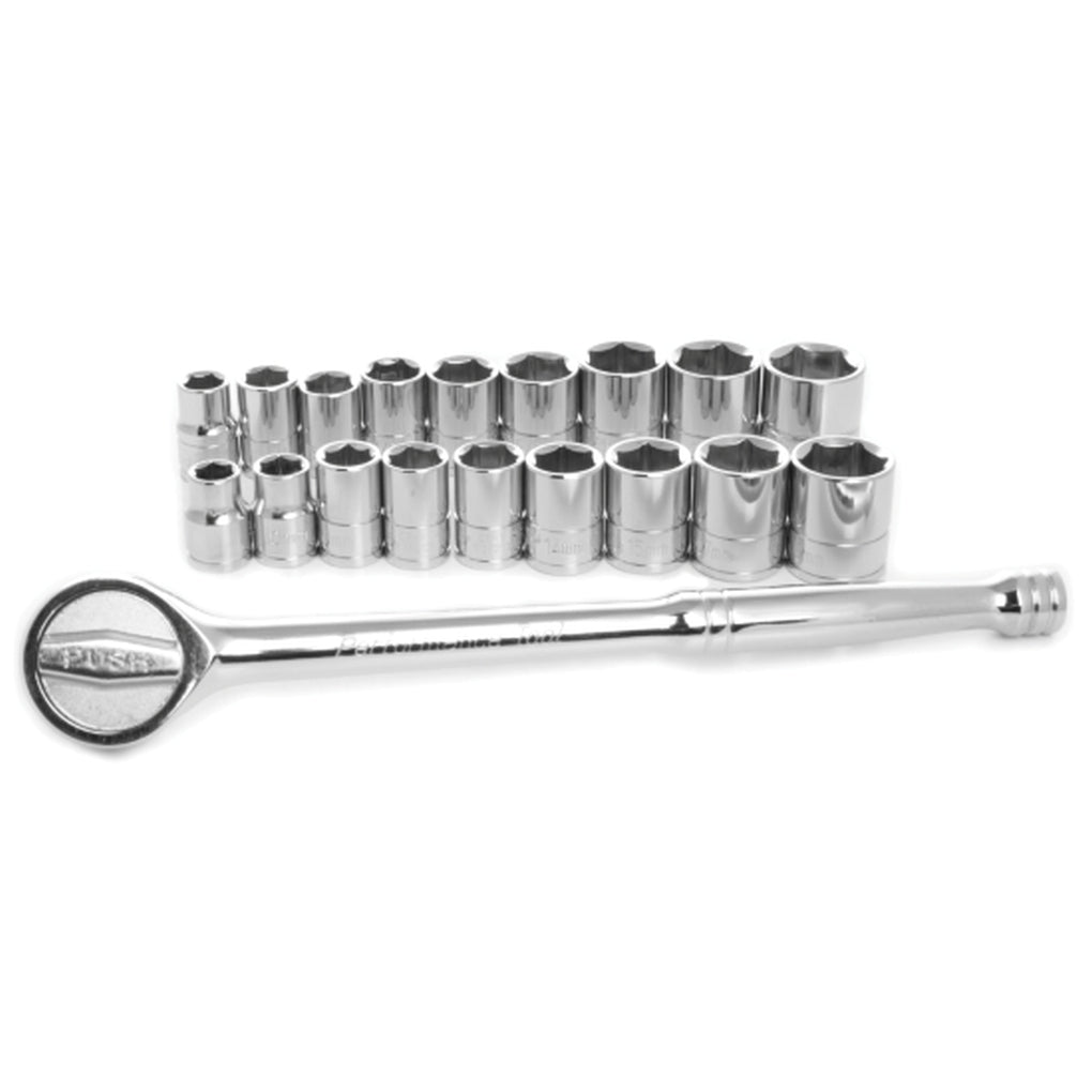 Performance Tool - W38302 - 17-Piece 1/2 In. Dr Socket Set