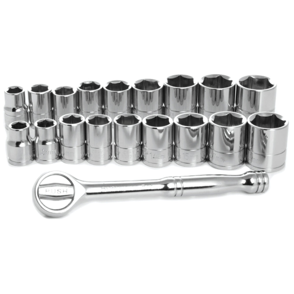 Performance Tool - W38304 - 21 Piece 1/4 in Dr Socket Set