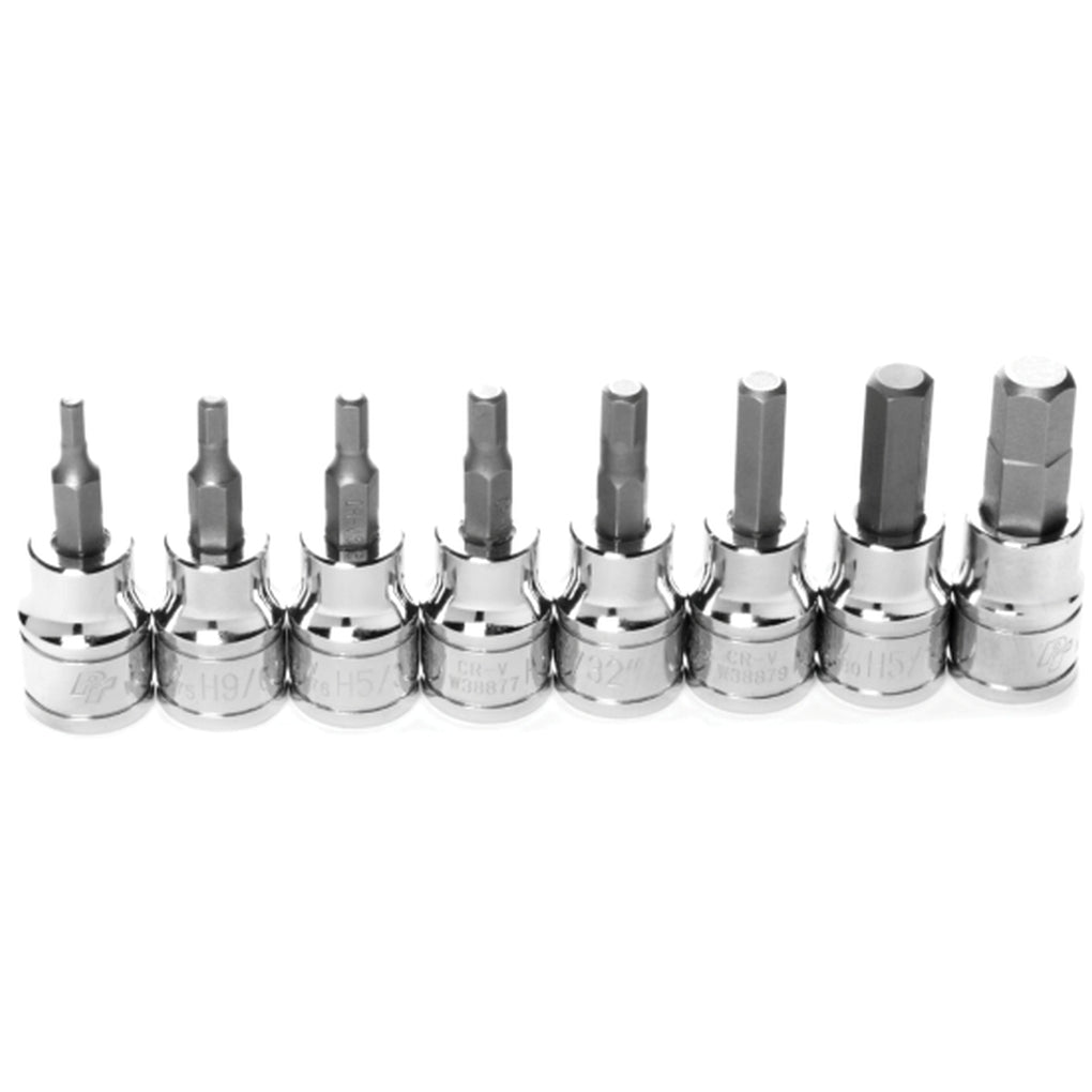 Performance Tool - W38870 - 8 Piece 3/8 in Dr SAE Hex Bit Set