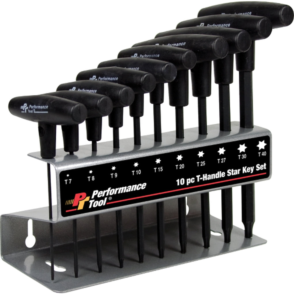 Performance Tool - W80276 - 10-Piece T-Handle Star Set