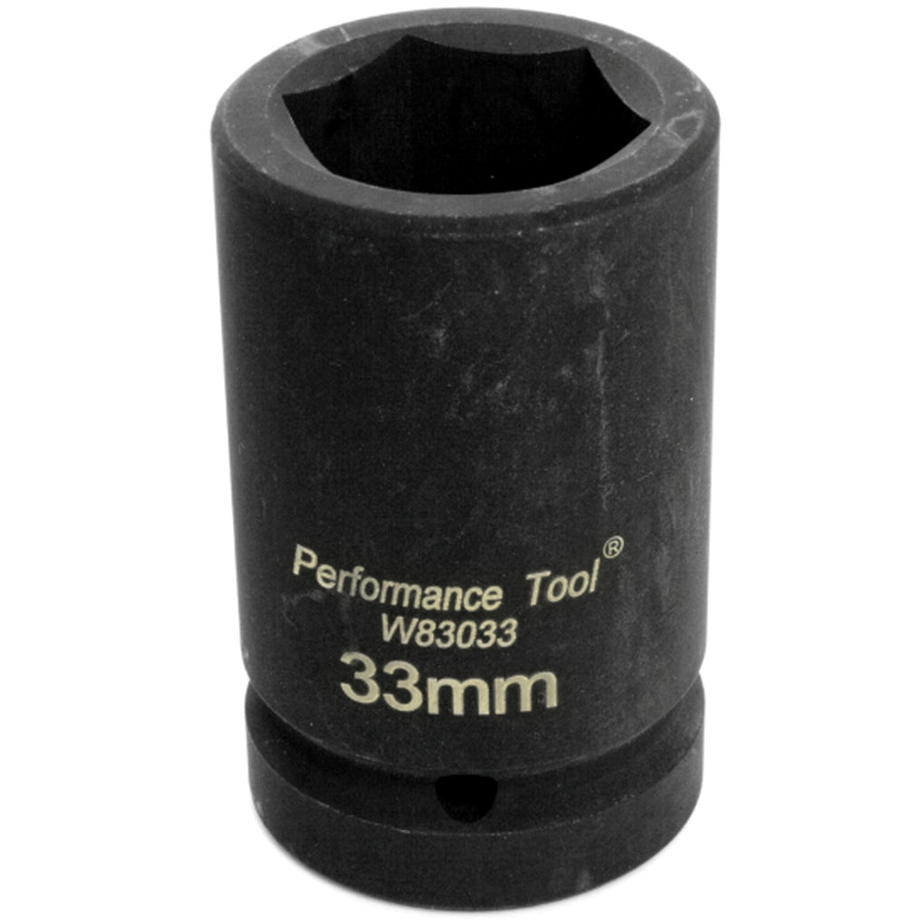 Performance Tool - W83033 - 1 in DR Budd Wheel Socket 33MM