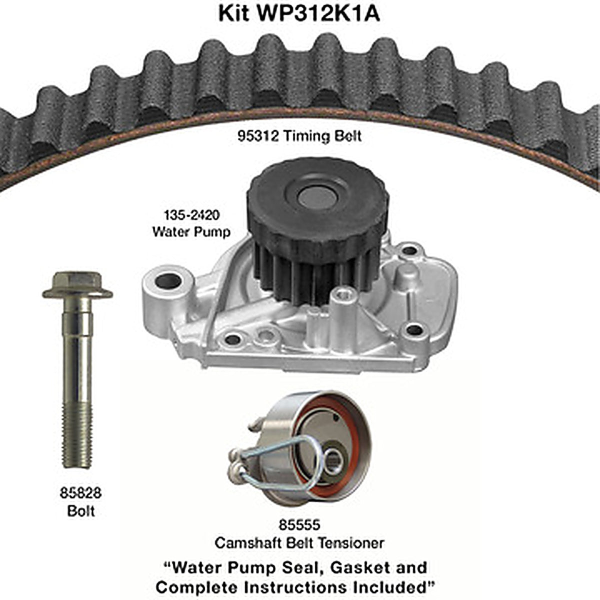 Dayco - WP312K1A - Water Pump Kit, Dayco