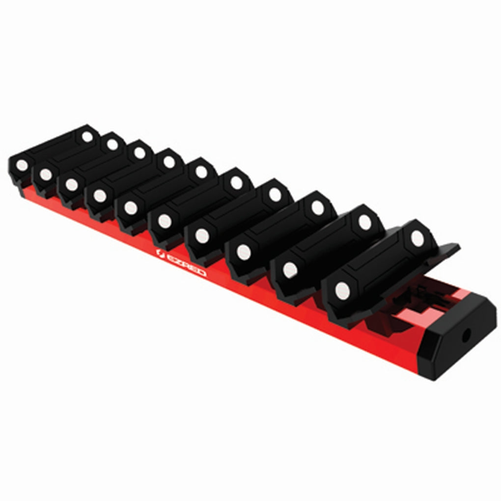 E-Z Red - WR10-RD - 10 Pc. Magnetic Wrench Rack, Red