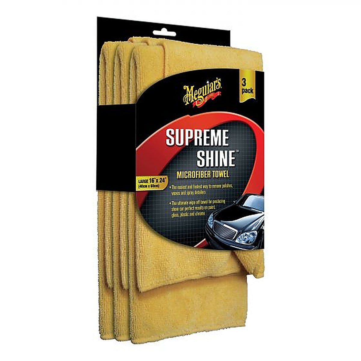 Meguiars - X2020 - Supreme Shine Drying Towel, 16 X 24 Inch (Large), Microfiber