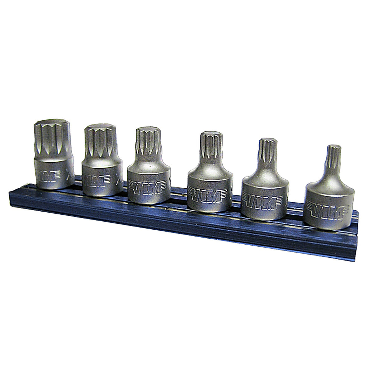 VIM Tools - XZNS412 - Xzn Stubby Drive Set, 6 Piece Set 4m Thru 12m, All 1/4