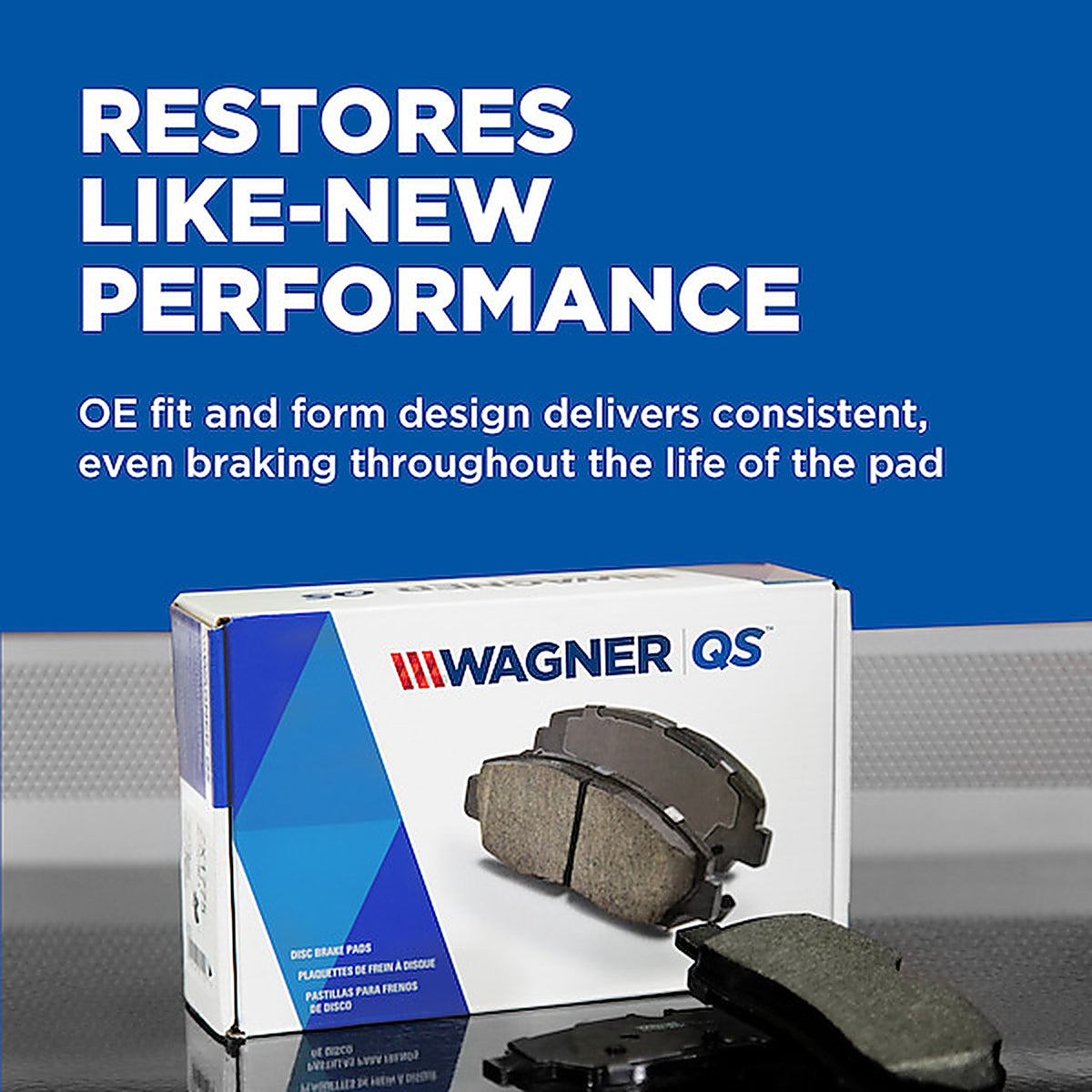 Wagner - ZD501 - Quickstop Rear Disc Brake Pad Set Ceramic
